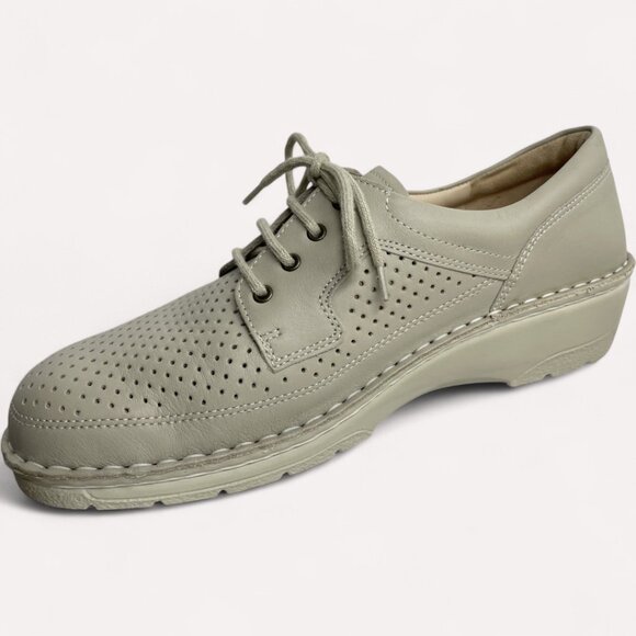 Finn Comfort Shoes Sponarid Leather German Made Women's 8.5 MINT Beige - Picture 5 of 15